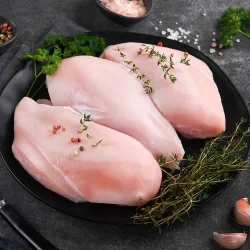 Fresh chicken, meat and eggs